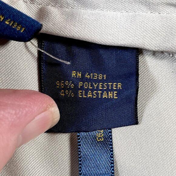 Polo Ralph Lauren Golf Shorts Mens 30 Beige Performance Stretch Classic Fit 9" - Picture 9 of 12